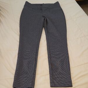 Dalia Blue and Grey Houndstooth Trousers